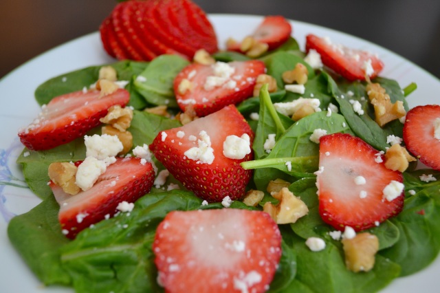 Strawberry & Goat Cheese Salad | On Mill Road